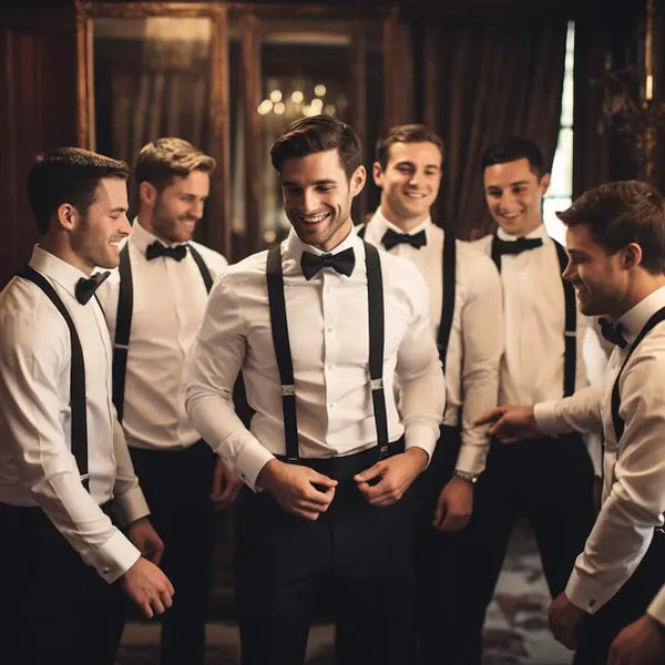 dress shirt with suspenders and bow tie Bow Ties and Suspenders  A Match Made in Heaven!