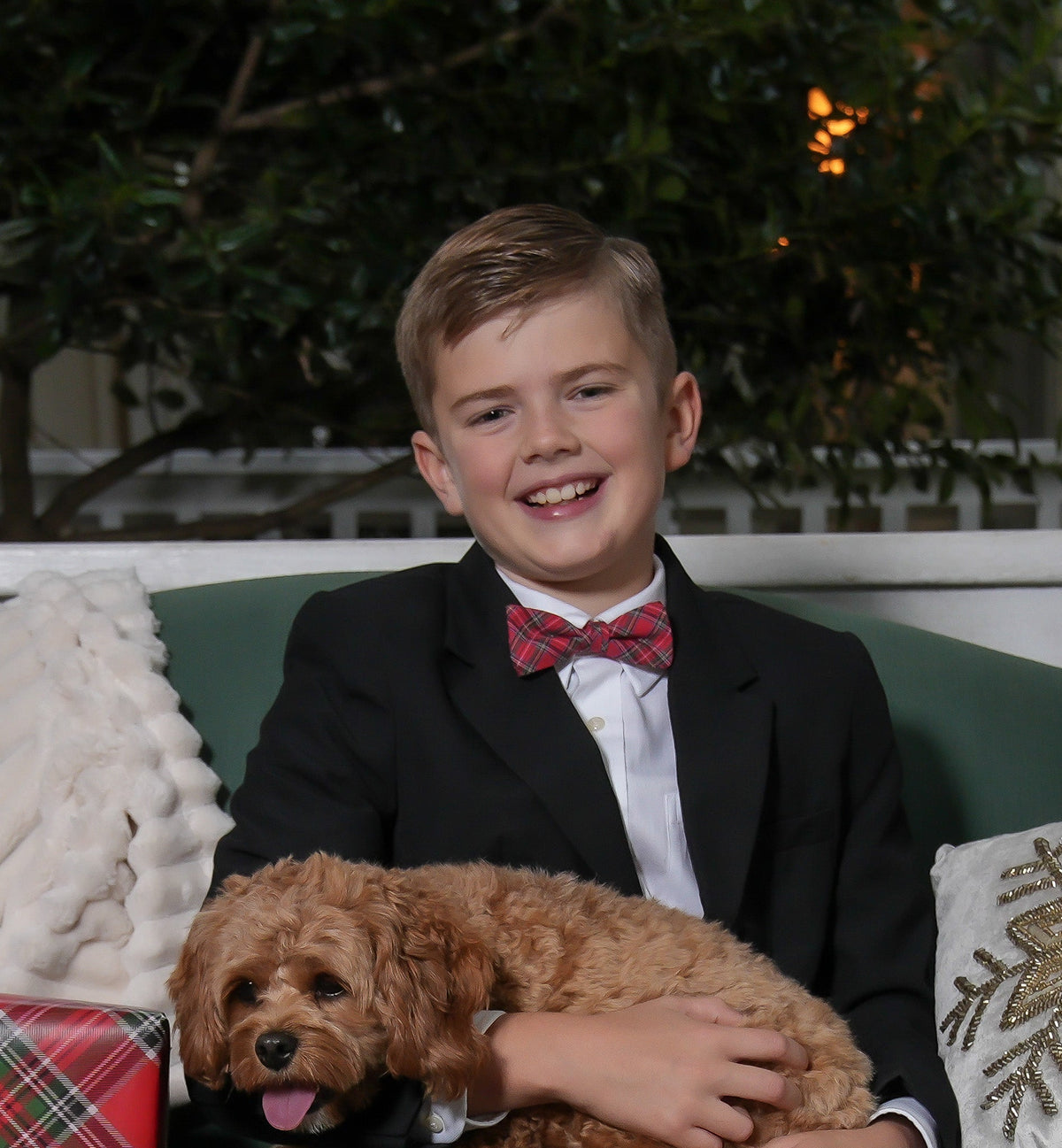 MacIntosh Tartan Boy's Bow High Cotton Ties