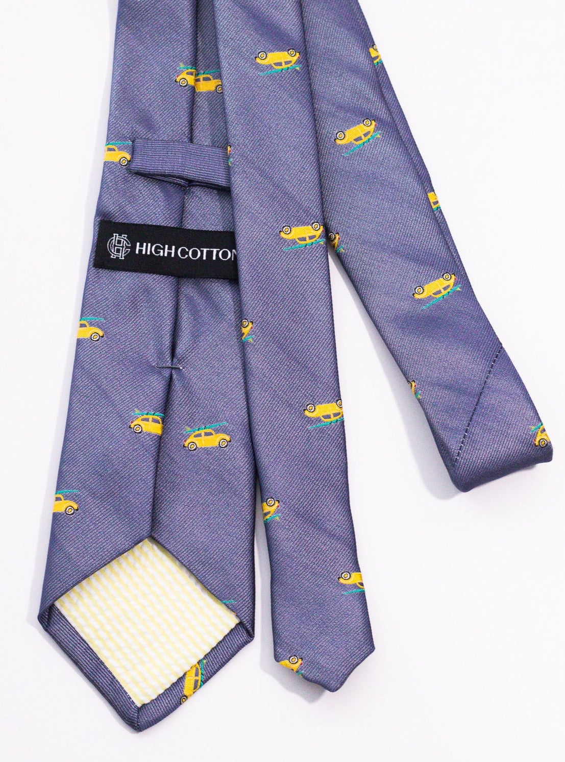 Beachbound Surfboard Necktie - Blue High Cotton