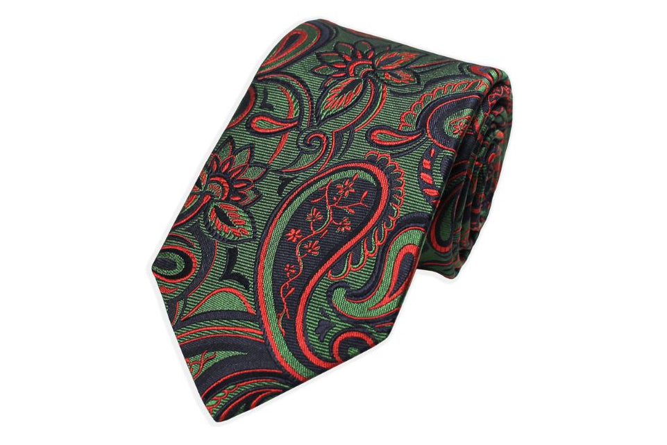 Christmas Party Paisley Necktie