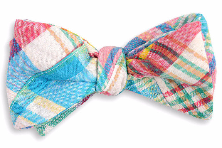 Mulligan Madras Bow Tie High Cotton Ties