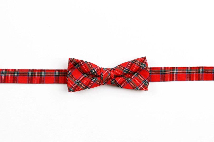 MacIntosh Tartan Boy's Bow High Cotton Ties
