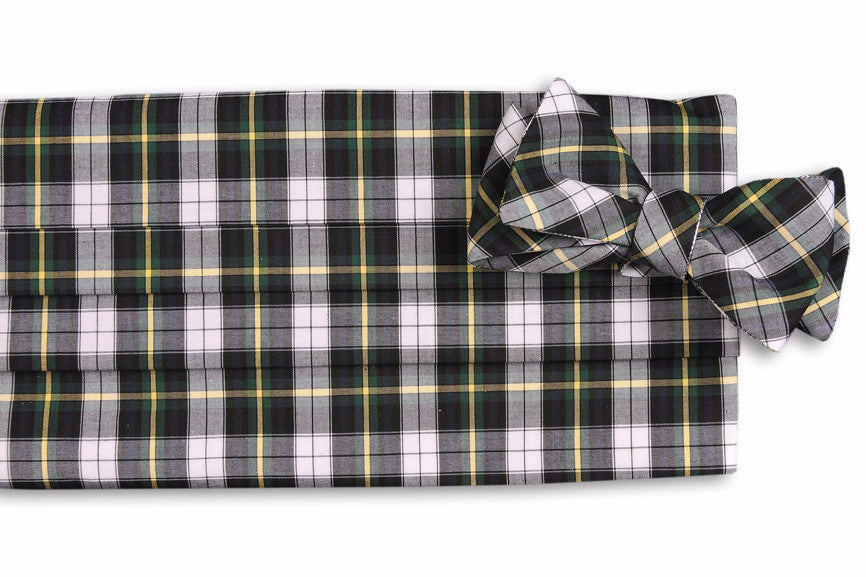 Snowcapped Spruce Cummerbund Set High Cotton Ties