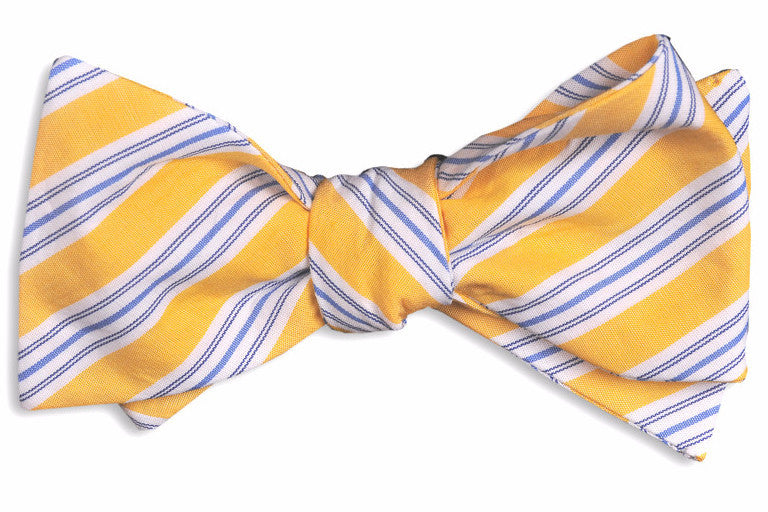 Seagull Stripe Bow Tie High Cotton Ties