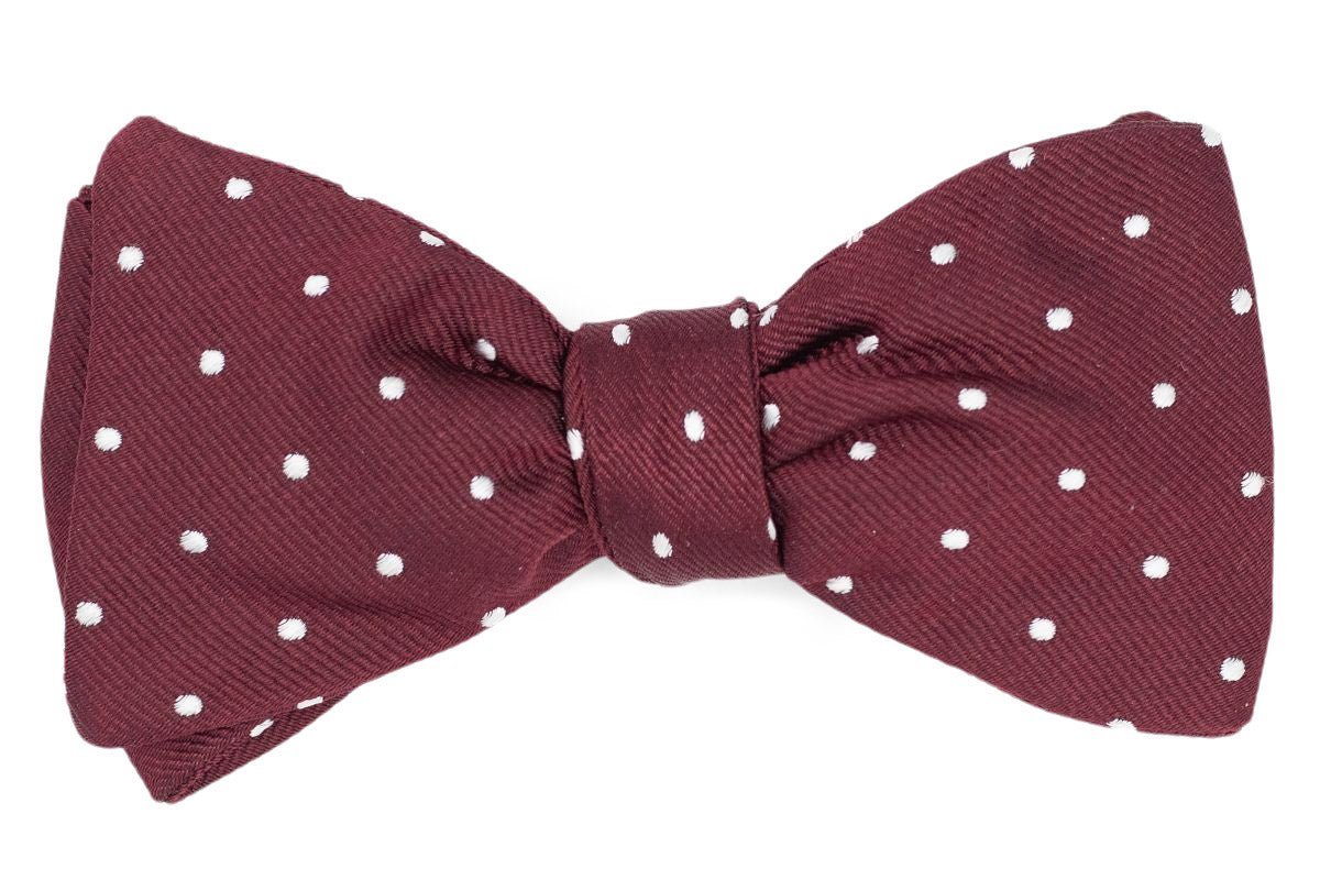 Cabernet Dot Bow Tie High Cotton