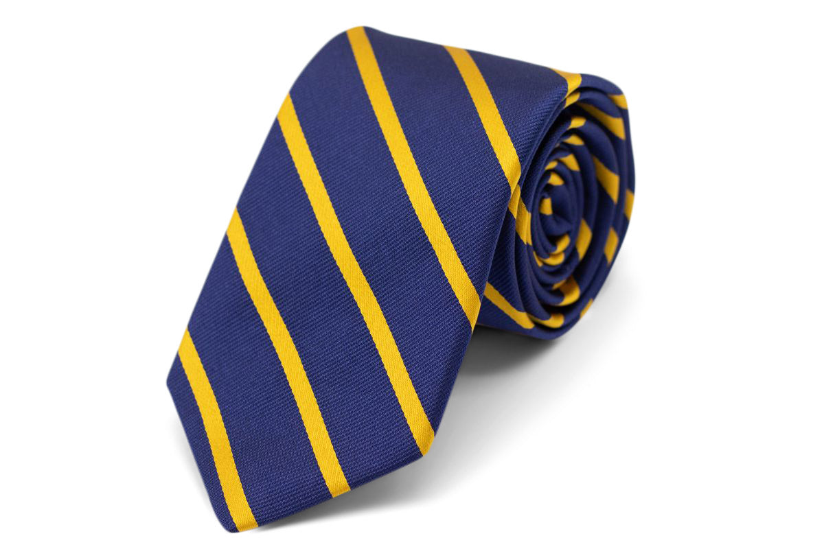 Yellow Sunday Brunch Stripe Necktie High Cotton