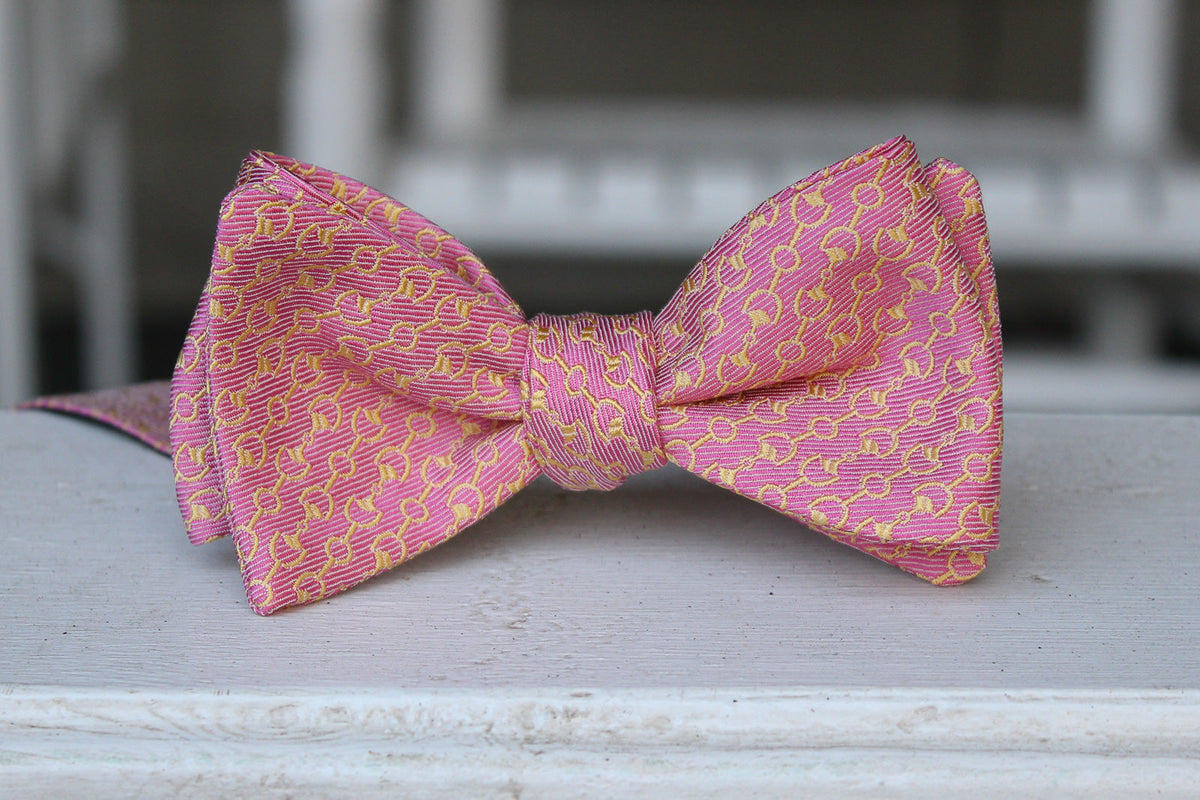 Unbridled Derby Pink Bow Tie High Cotton