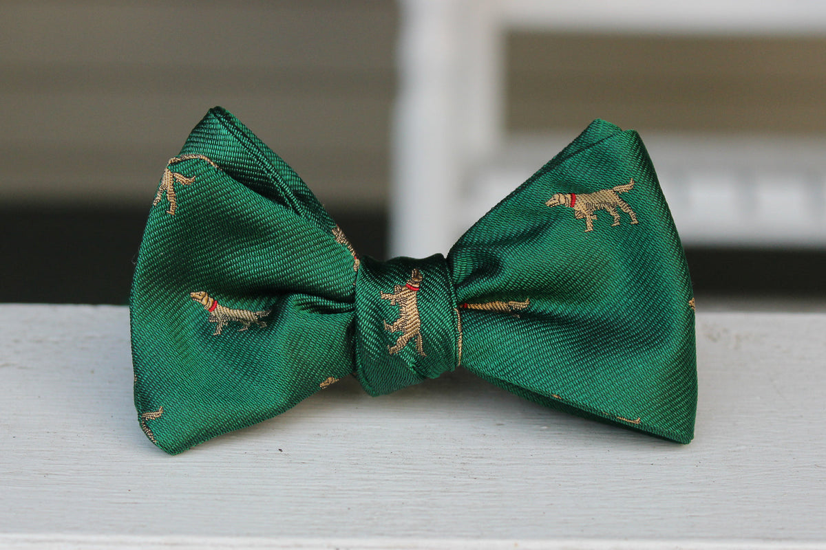 Good Boy Bow Tie - Kelly High Cotton