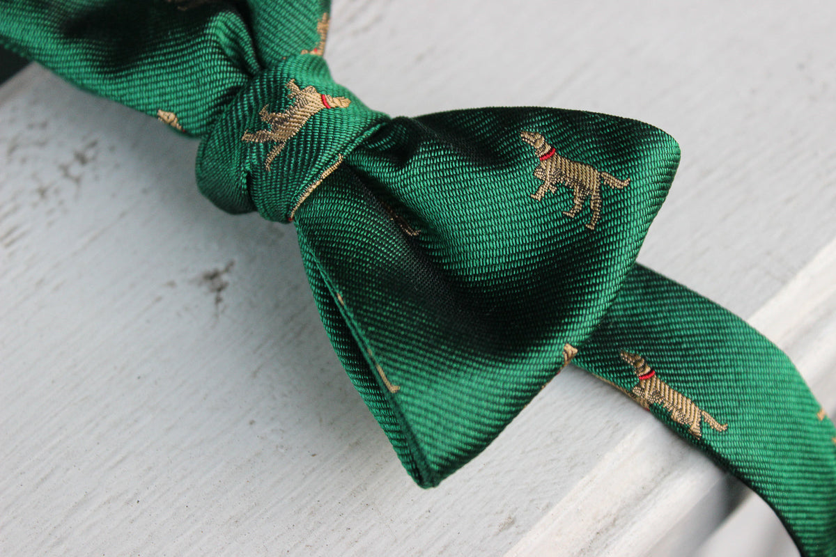 Good Boy Bow Tie - Kelly High Cotton