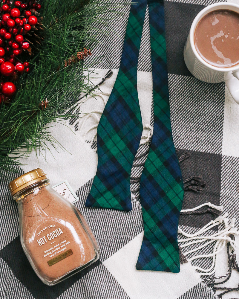 Black Watch Tartan Bow Tie High Cotton