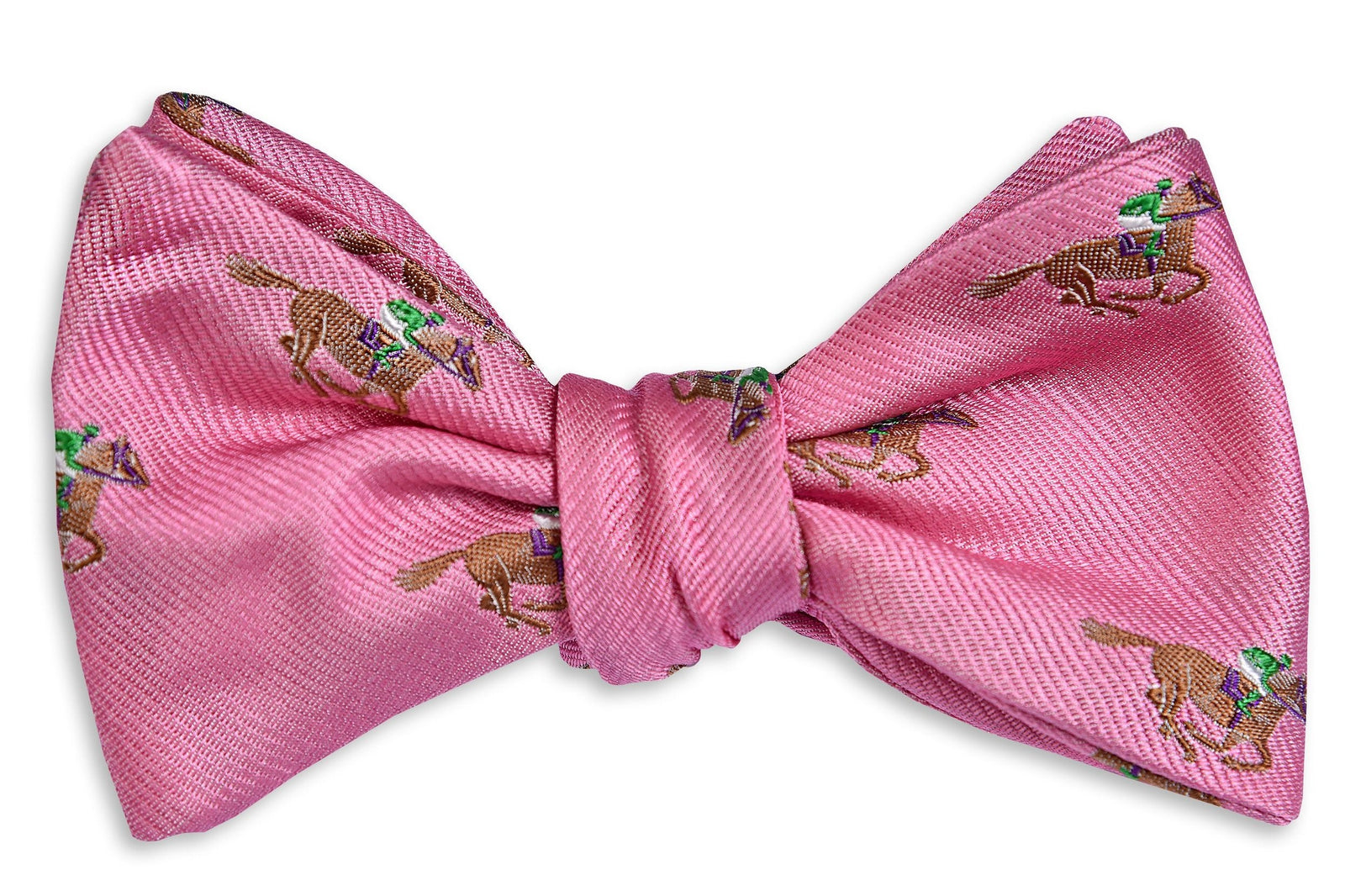 Cocky Jockey Bow Tie - Pink High Cotton