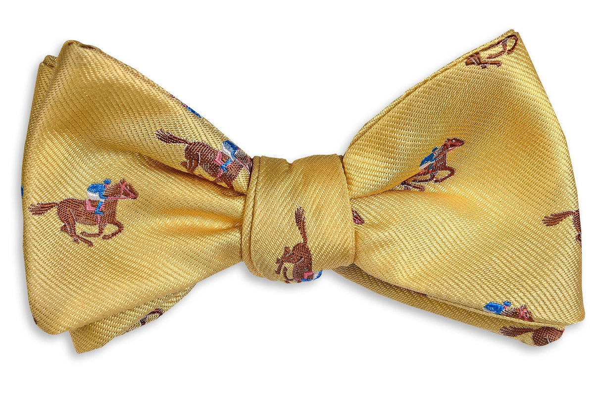 Cocky Jockey Bow Tie - Yellow High Cotton