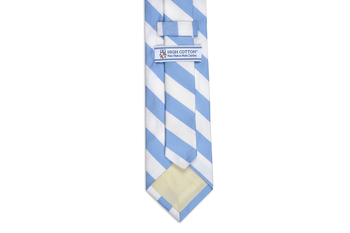 Cornflower and White Stripe Necktie