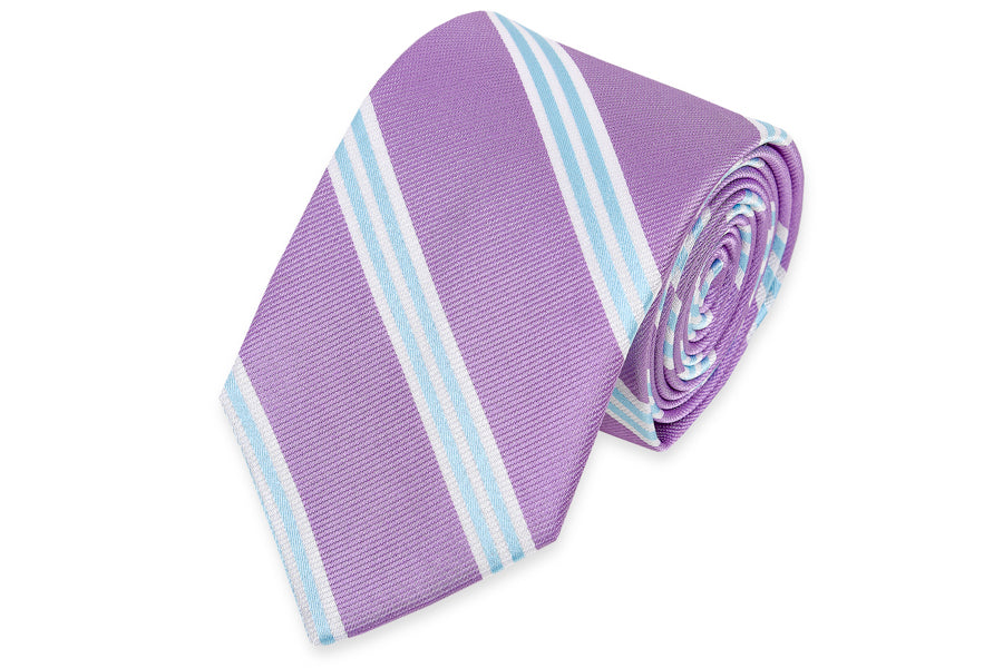 Wisteria Stripe Necktie