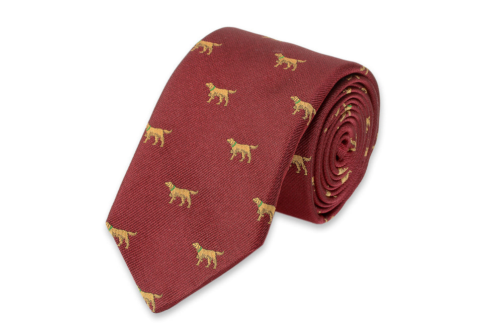Good Boy Necktie - Burgundy High Cotton