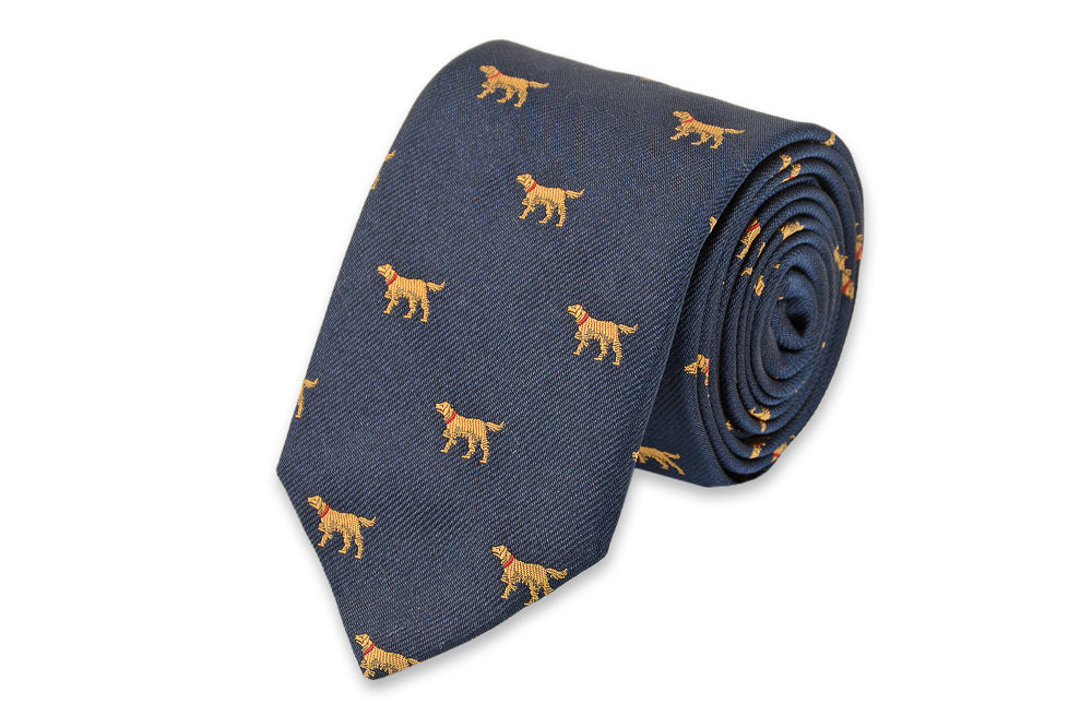 Good Boy Necktie - Navy High Cotton