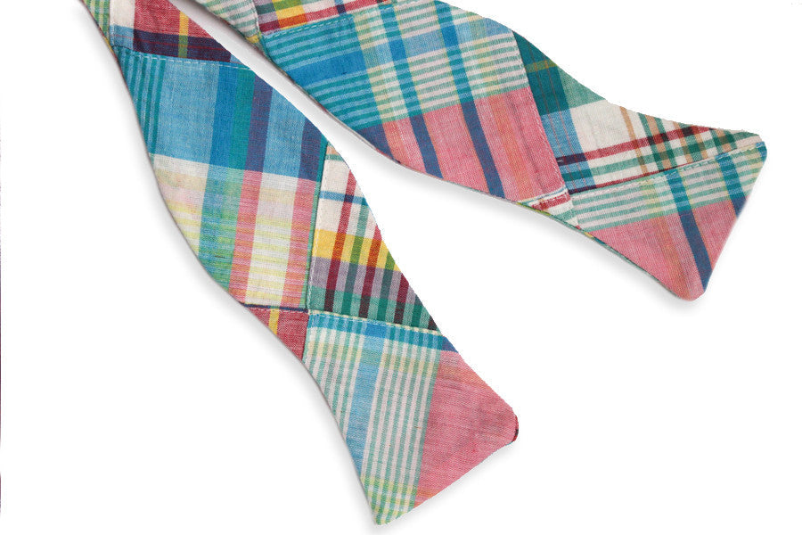 Mulligan Madras Bow Tie High Cotton Ties