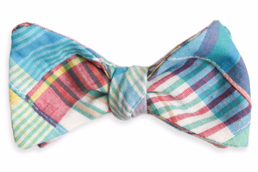 Mulligan Madras Bow Tie High Cotton Ties