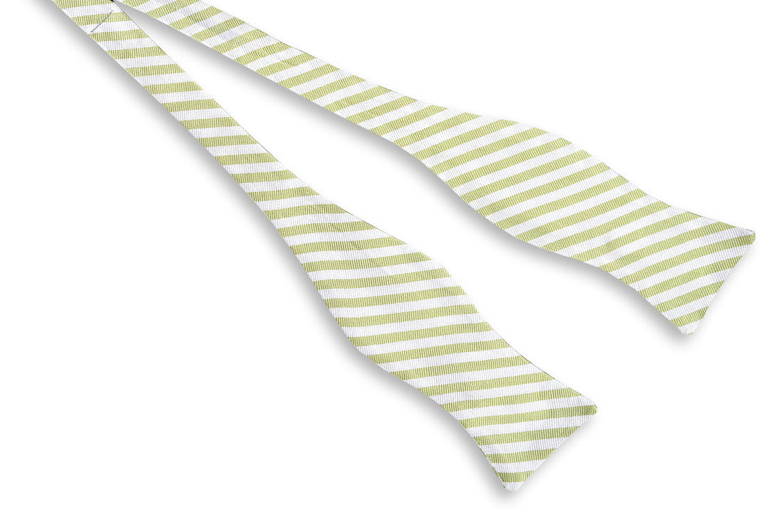 Oyster Roast Stripe Bow Tie - Marsh High Cotton