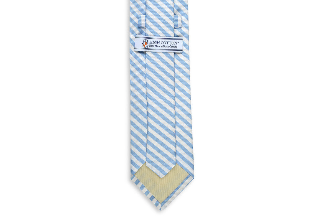 Oyster Roast Stripe Necktie - Carolina High Cotton Ties