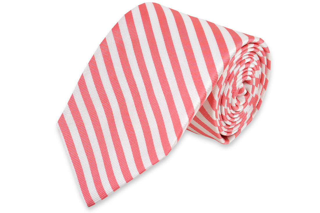 Oyster Roast Stripe Necktie - Tabasco