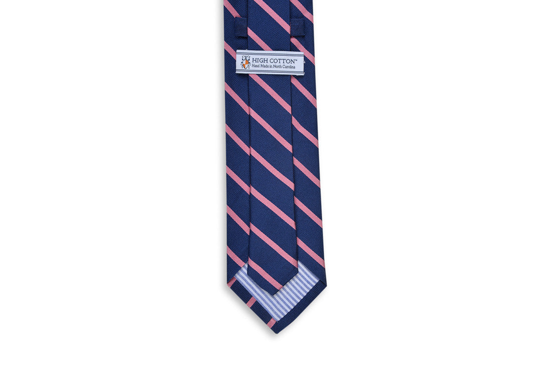 Sunday Brunch Stripe Necktie - Pink High Cotton Ties