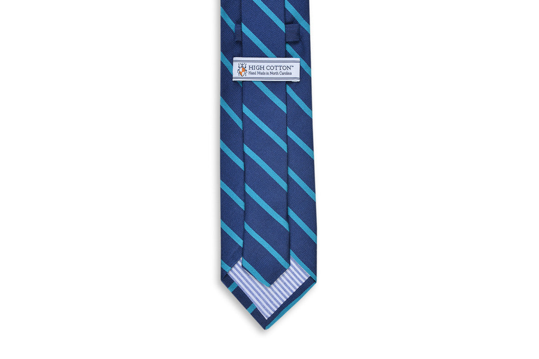 Sunday Brunch Stripe Necktie - Teal