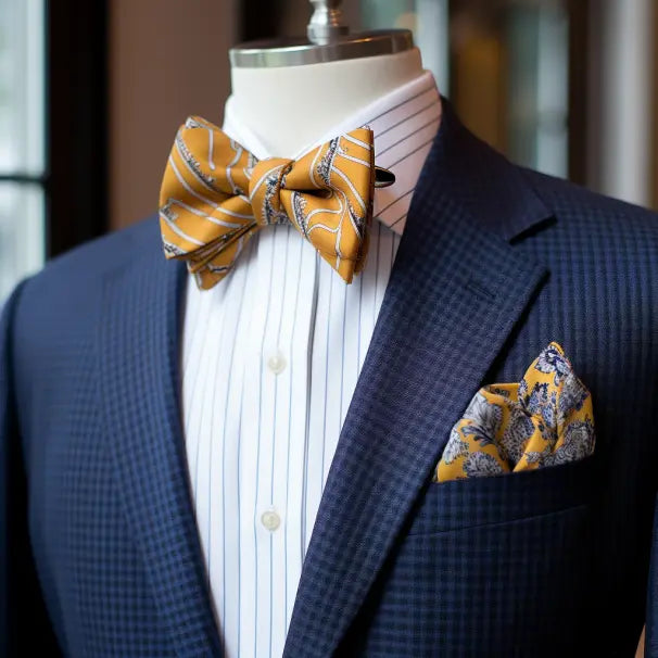 Dapper-Duo-Bow-Ties-Pocket-Squares High Cotton