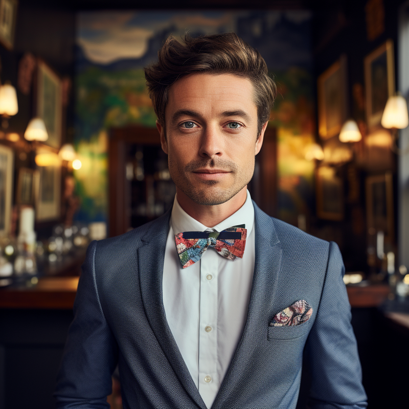 Bow Tie with Suit Your Comprehensive Guide to Formal Fashion High Cotton