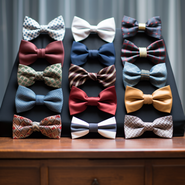 Burgundy and Navy Houndstooth Six-Fold Silk Tie