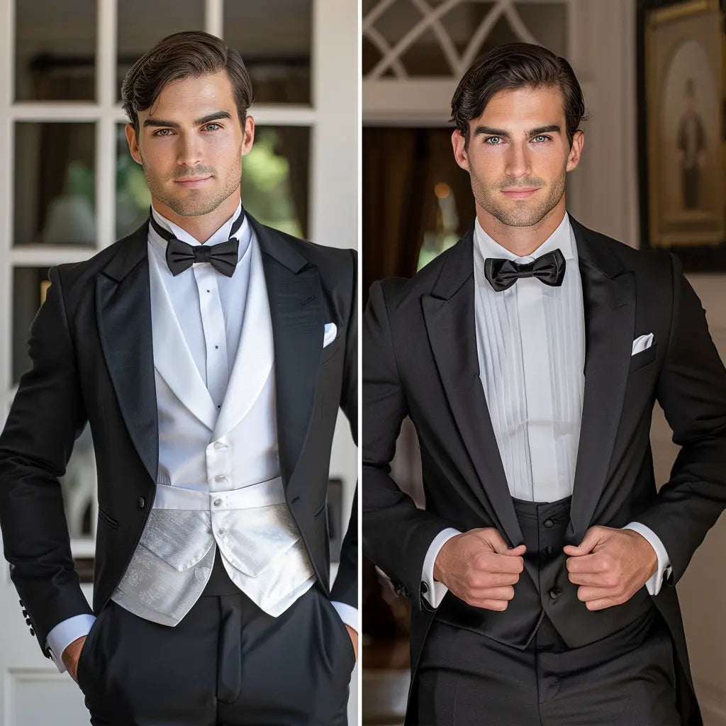 The-Sartorial-Standoff-Tuxedo-Cummerbund-or-Vest High Cotton