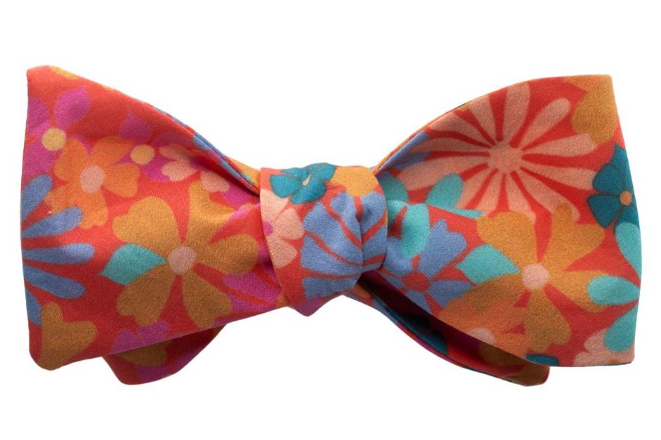 Flower Power Bow Tie High Cotton