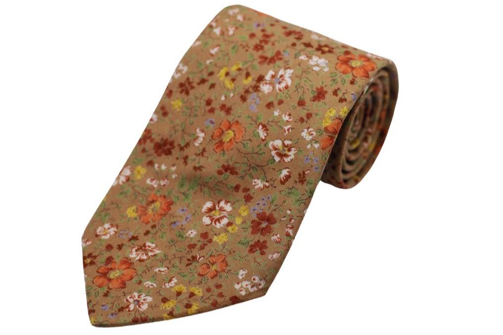 Rustic Foral Necktie High Cotton