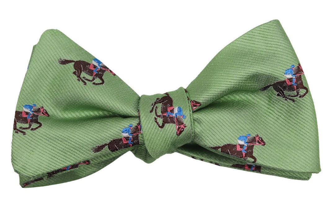 Cocky Jockey Bow Tie - Green