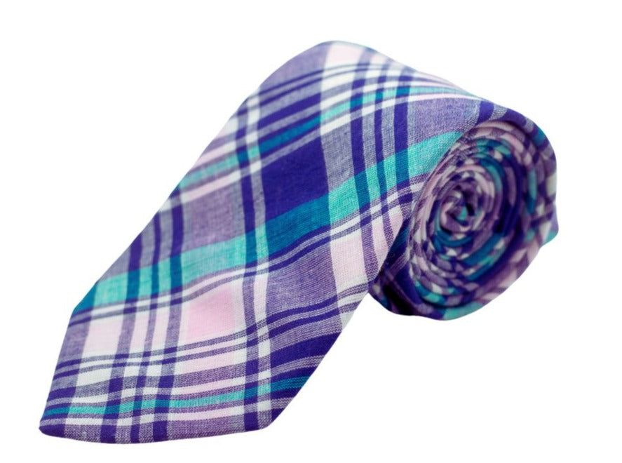 Southern Charm Madras Necktie