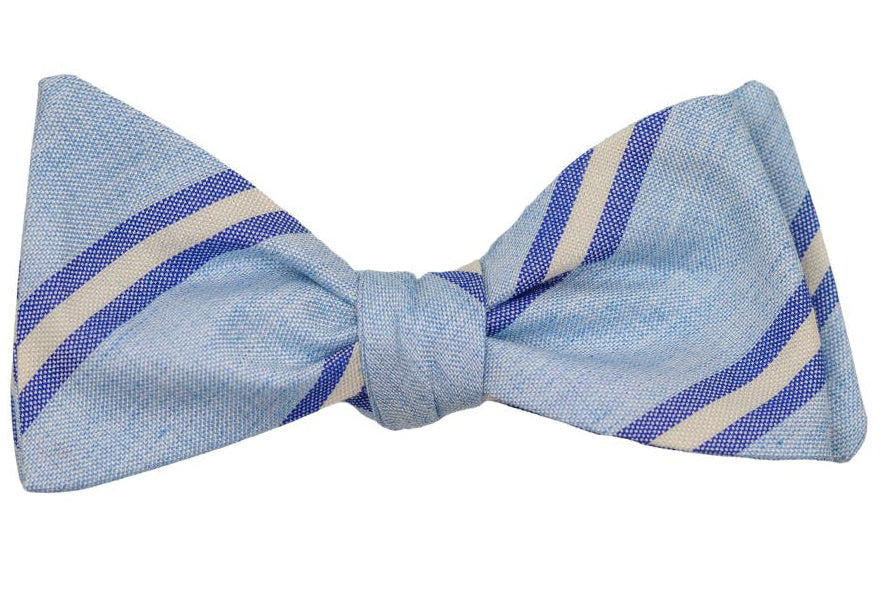Waterfront Stripe Bow Tie