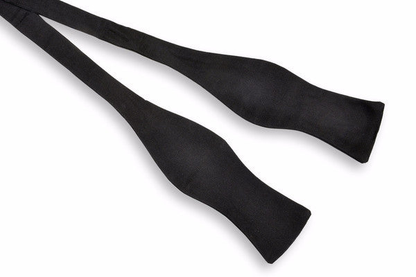 Black Faille Bow Tie