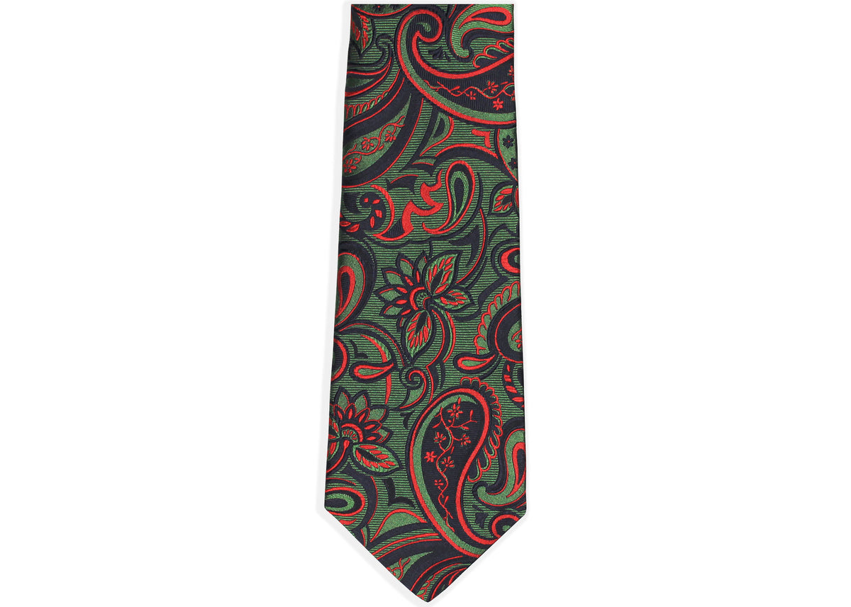 Christmas Party Paisley Necktie