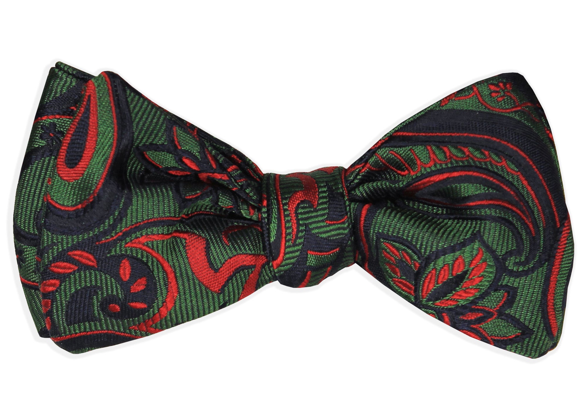 Christmas Party Paisley Bow Tie