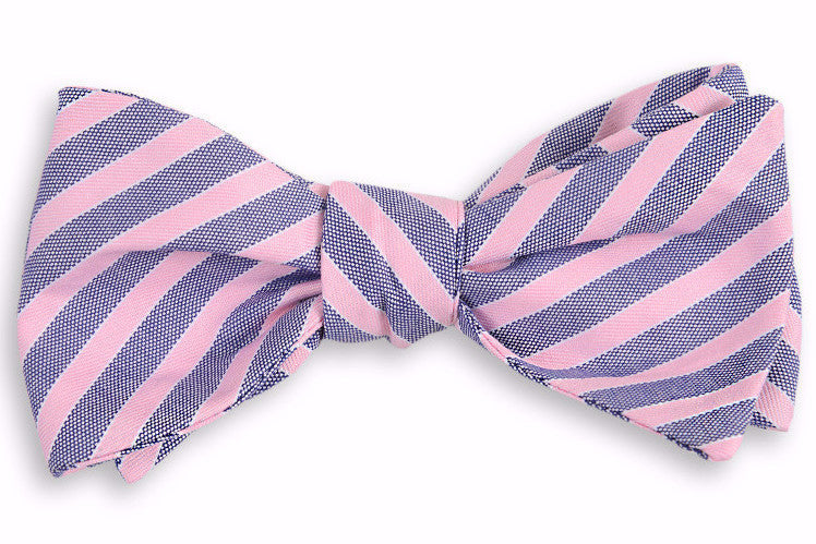 Clarke Stripe Bow Tie High Cotton Ties