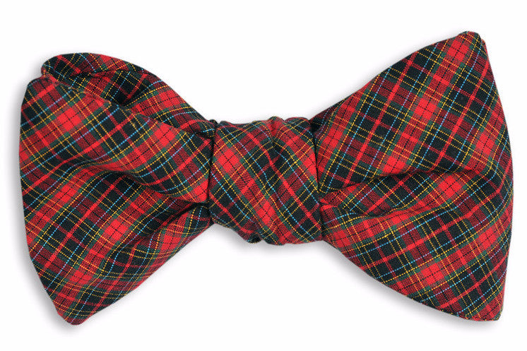 Mountain Resort Plaid Bow Tie