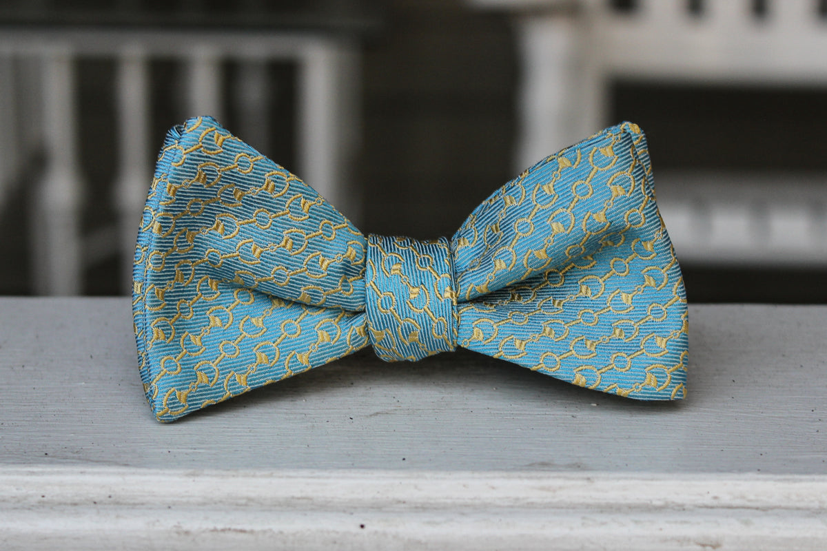 Unbridled Derby Bow Tie - Turquoise