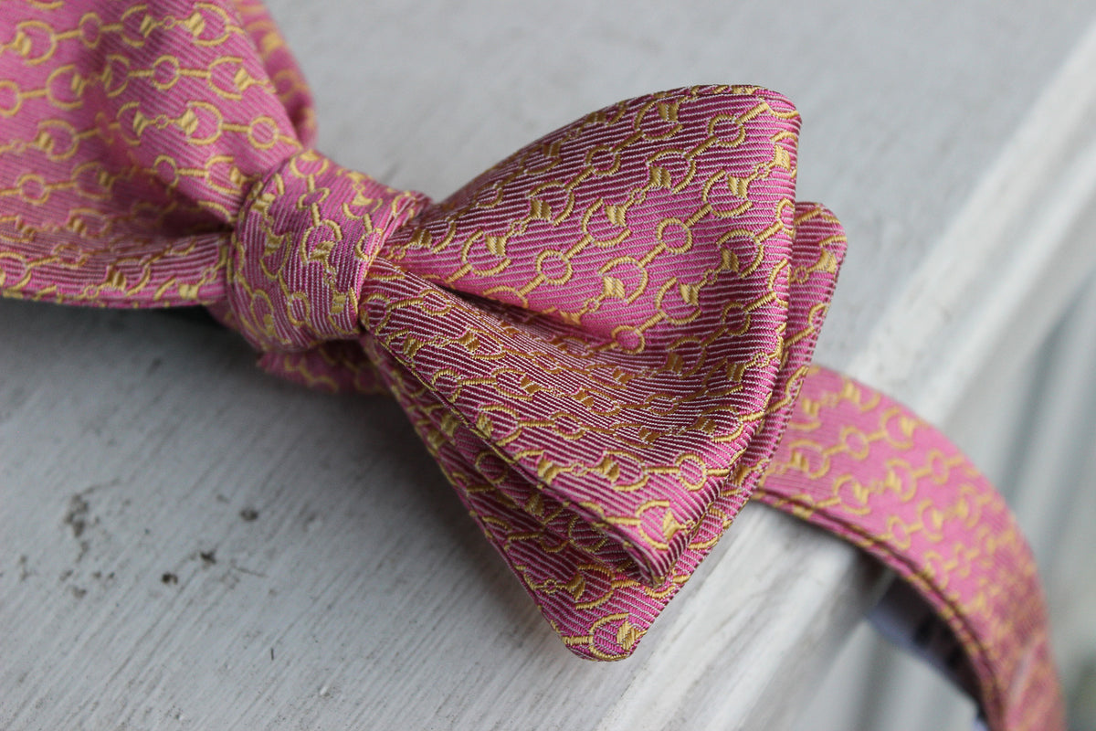 Unbridled Derby Pink Bow Tie