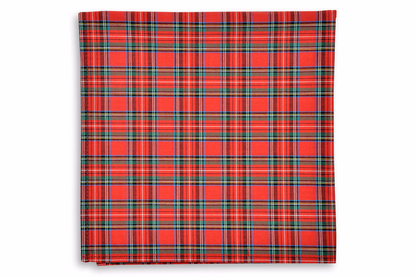 MacIntosh Tartan Pocket Square High Cotton Ties