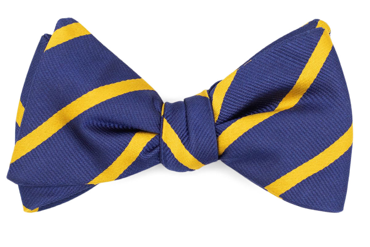 Yellow Sunday Brunch Stripe Bow Tie High Cotton
