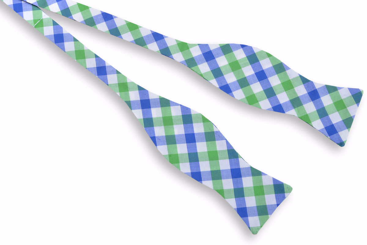 Battery Check Bow Tie - Green