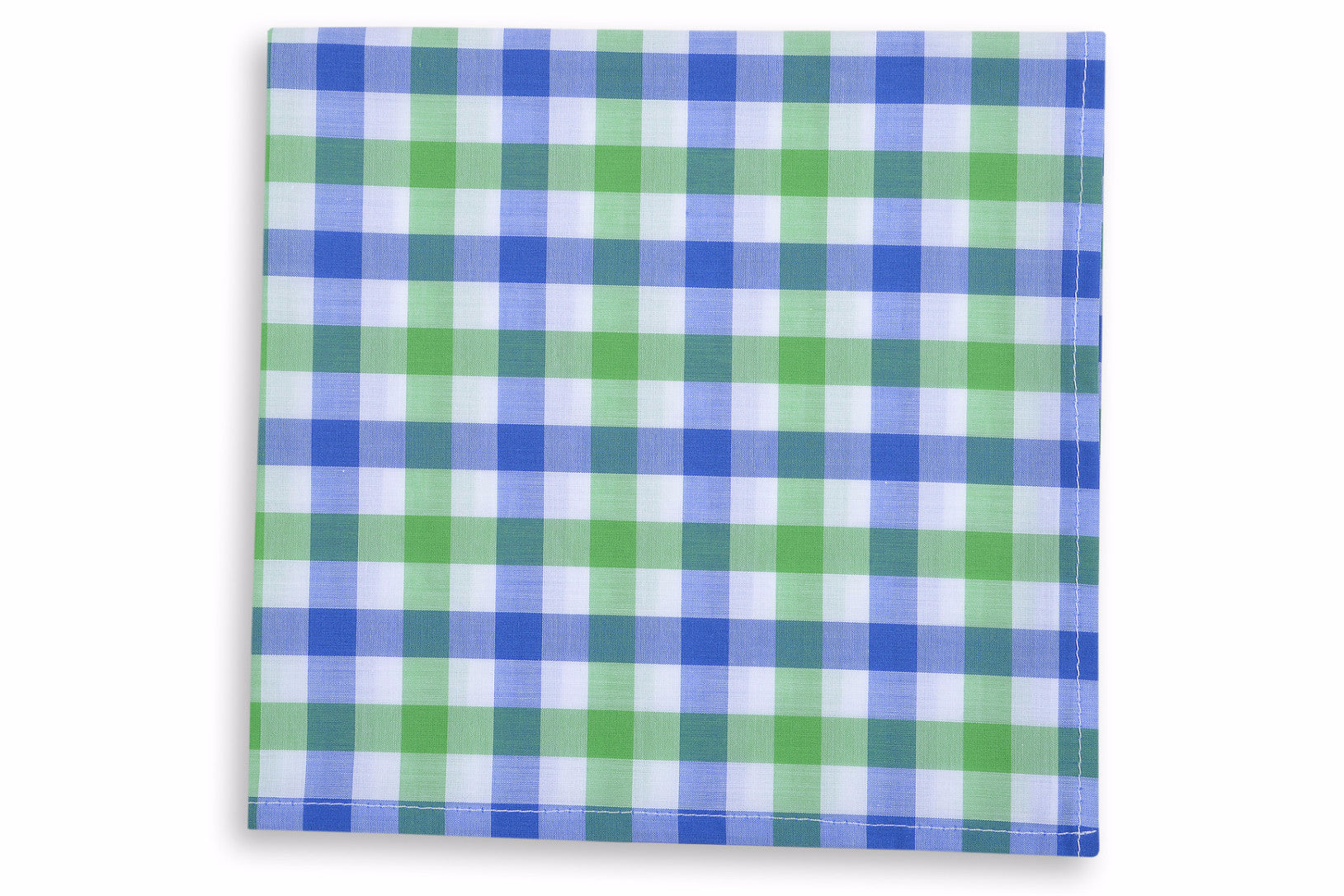 Battery Check Pocket Square - Green