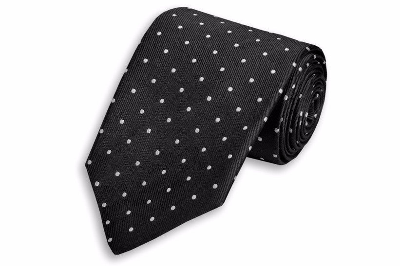 Black Dot Necktie