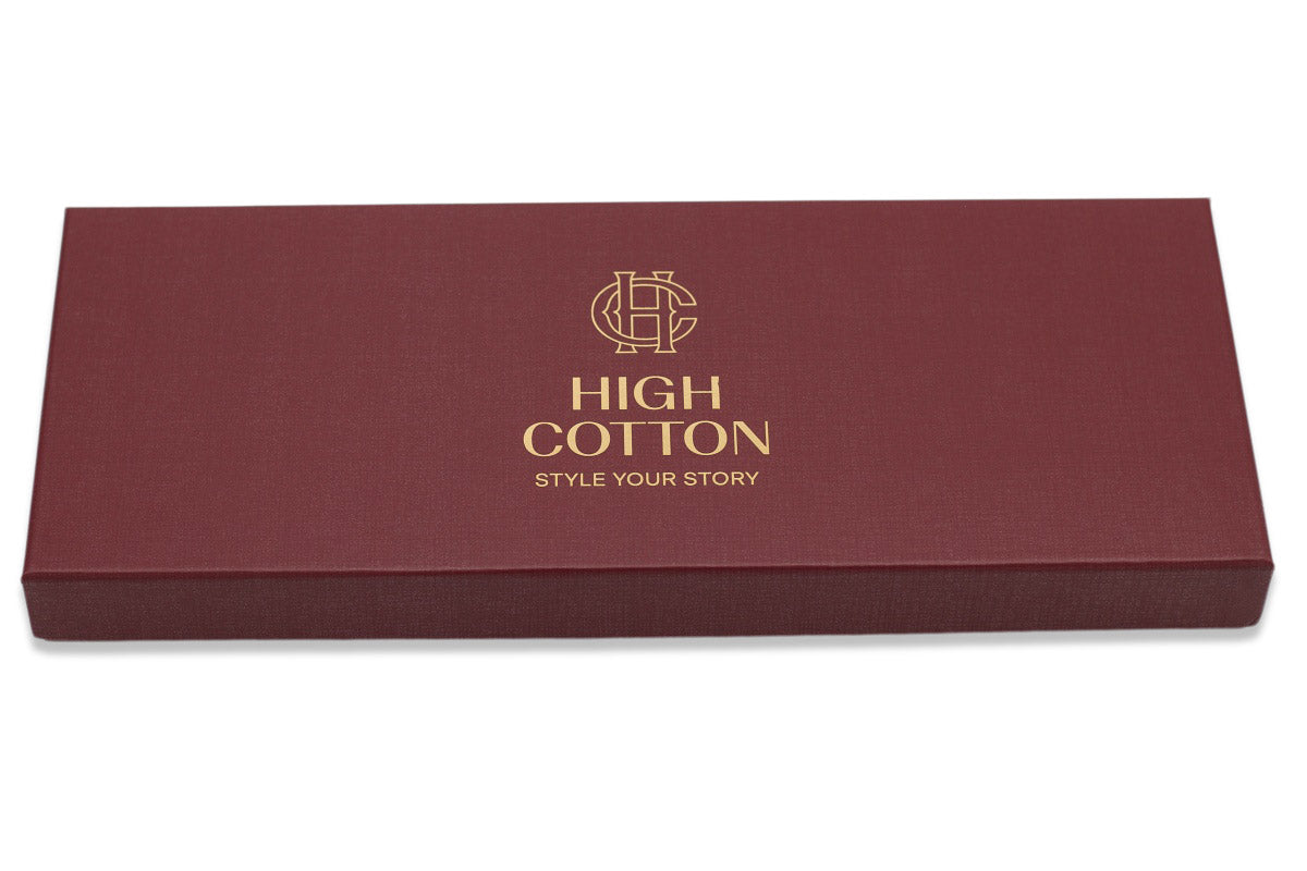 Red Woven Dot Cummerbund Set