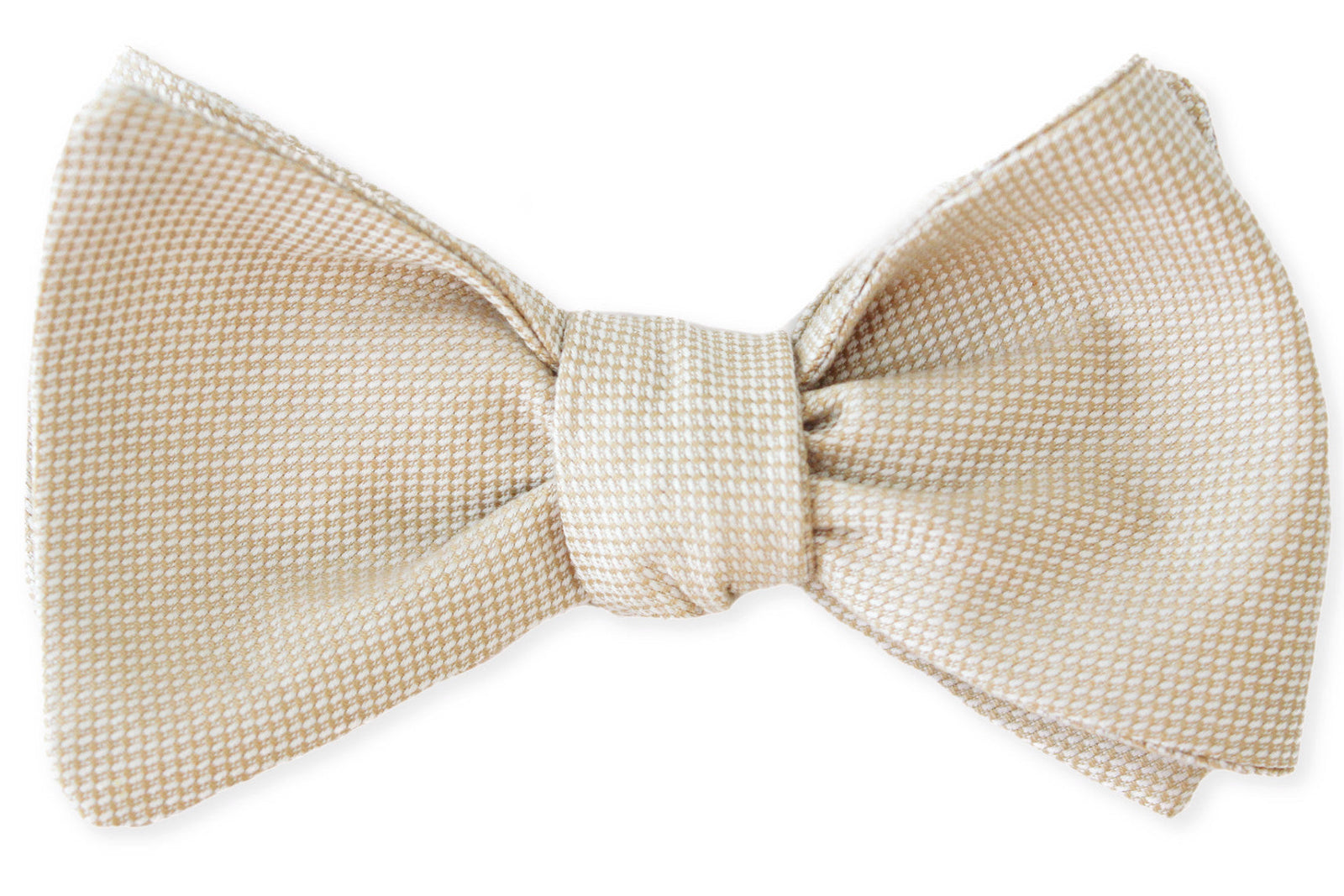 Champagne Royal Oxford Bow Tie High Cotton Ties